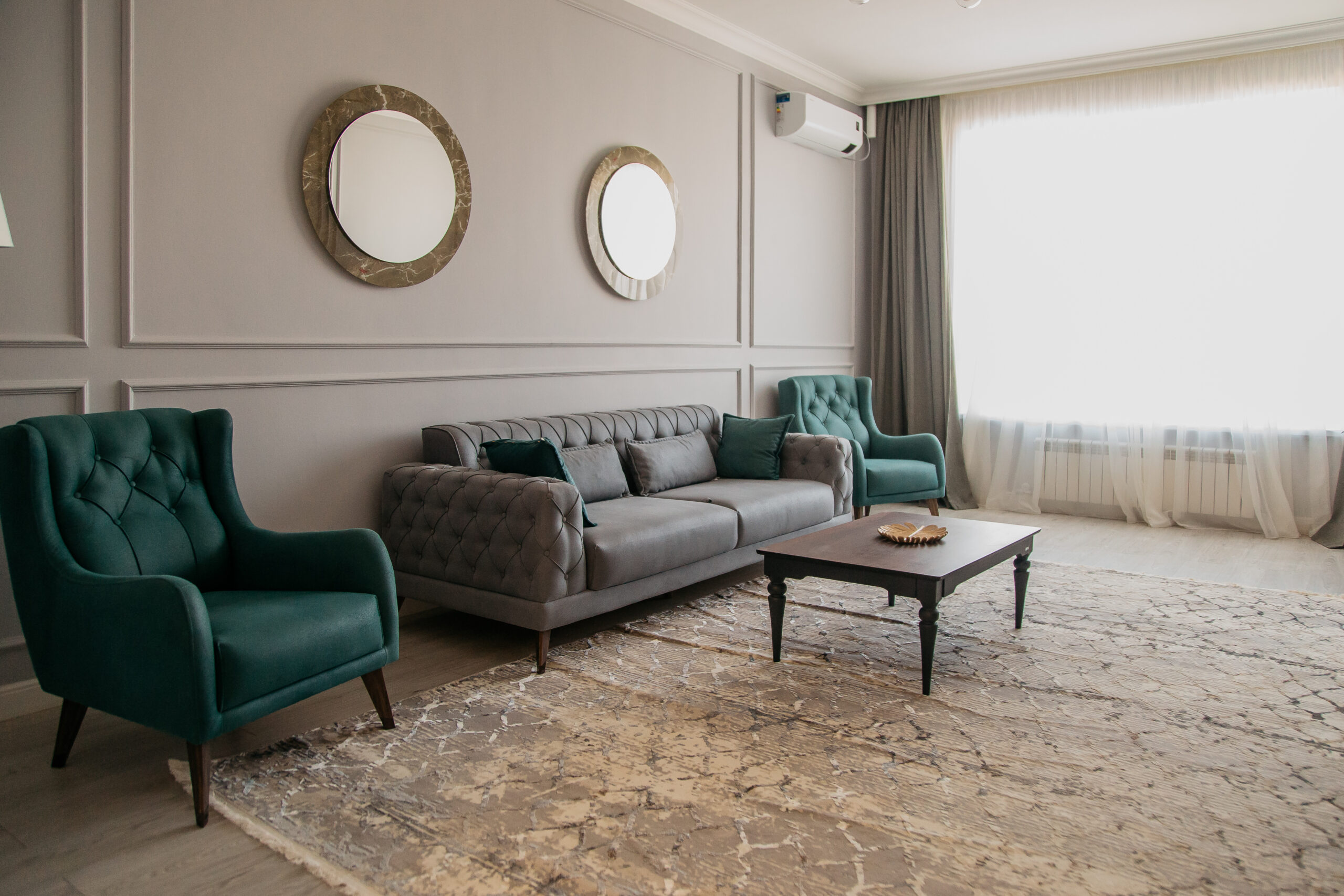 Salon style transitionnel